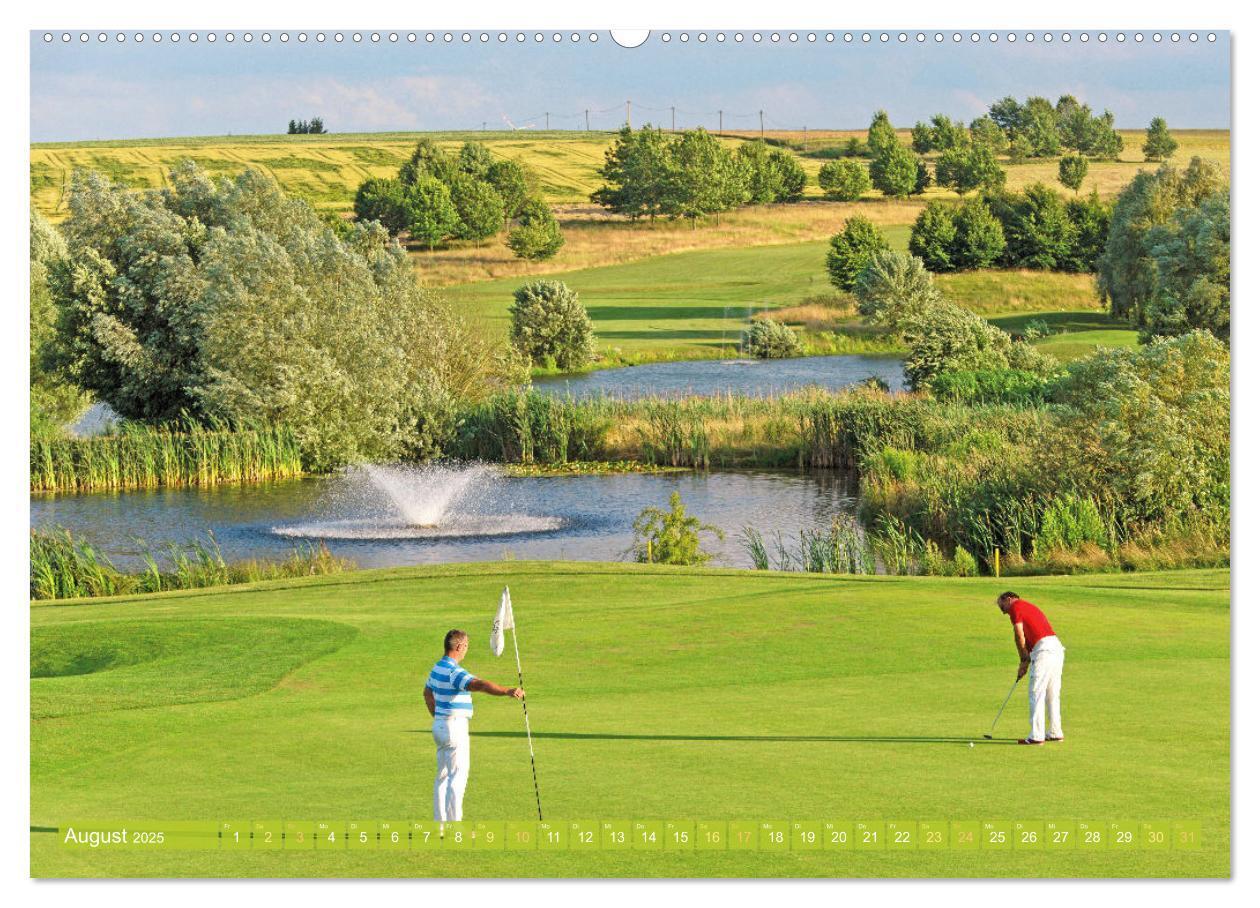 Bild: 9783383875038 | Einladung zum Golf (Wandkalender 2025 DIN A2 quer), CALVENDO...