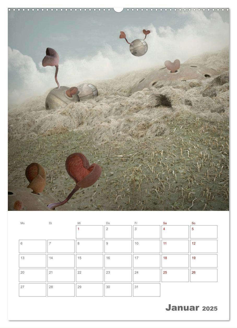 Bild: 9783435952083 | Surrealistische Reisen (Wandkalender 2025 DIN A2 hoch), CALVENDO...