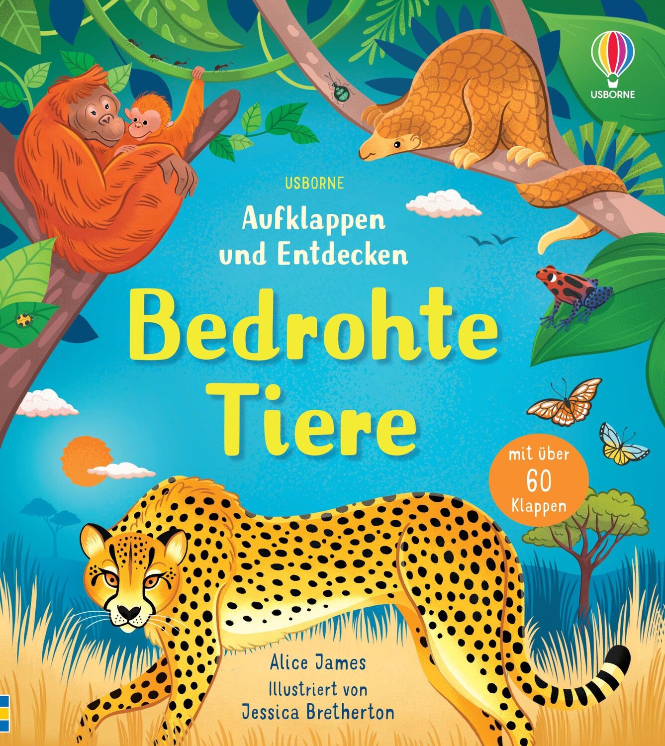 Cover: 9781035701353 | Aufklappen und Entdecken: Bedrohte Tiere | Alice James | Buch | 14 S.