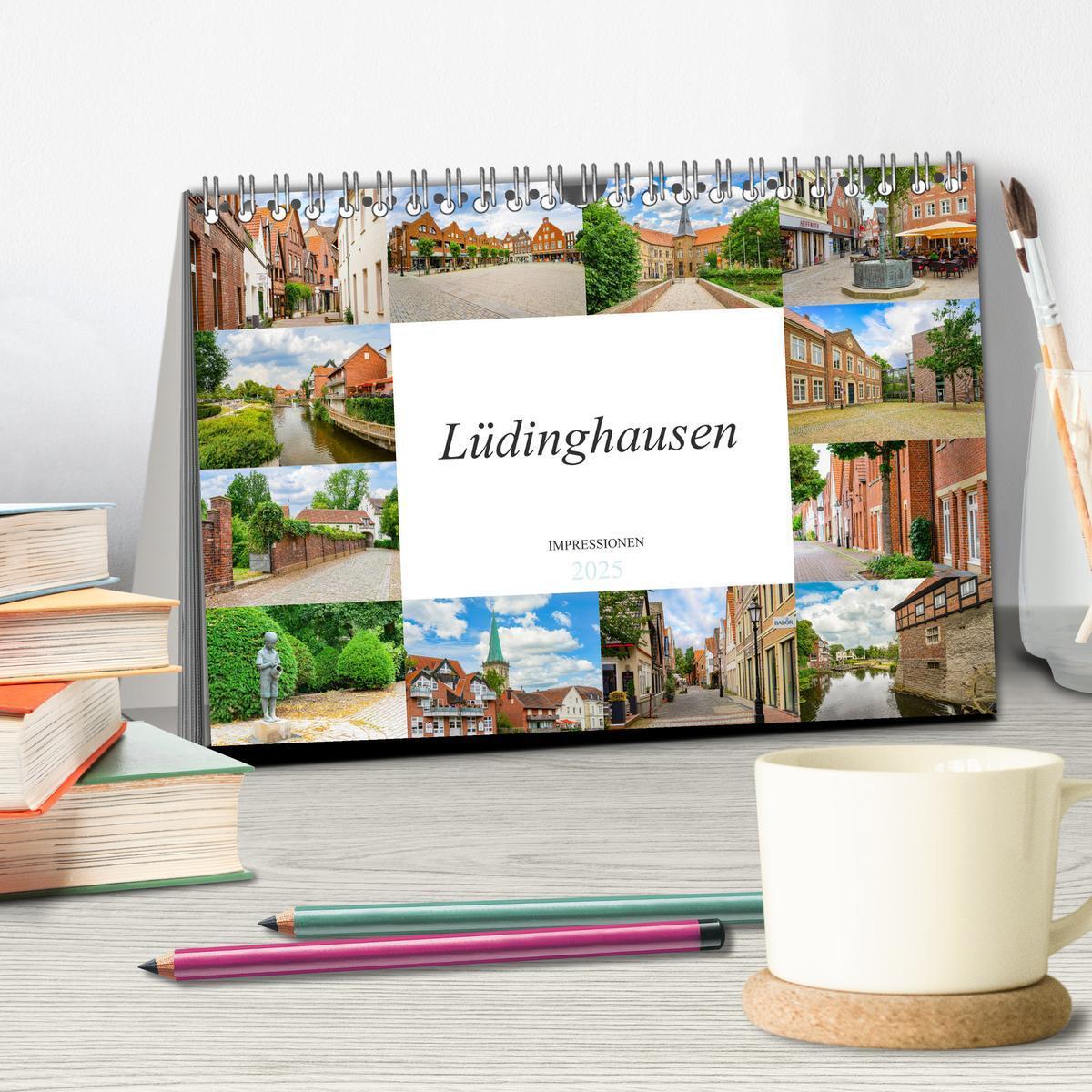 Bild: 9783435207442 | Lüdinghausen Impressionen (Tischkalender 2025 DIN A5 quer),...