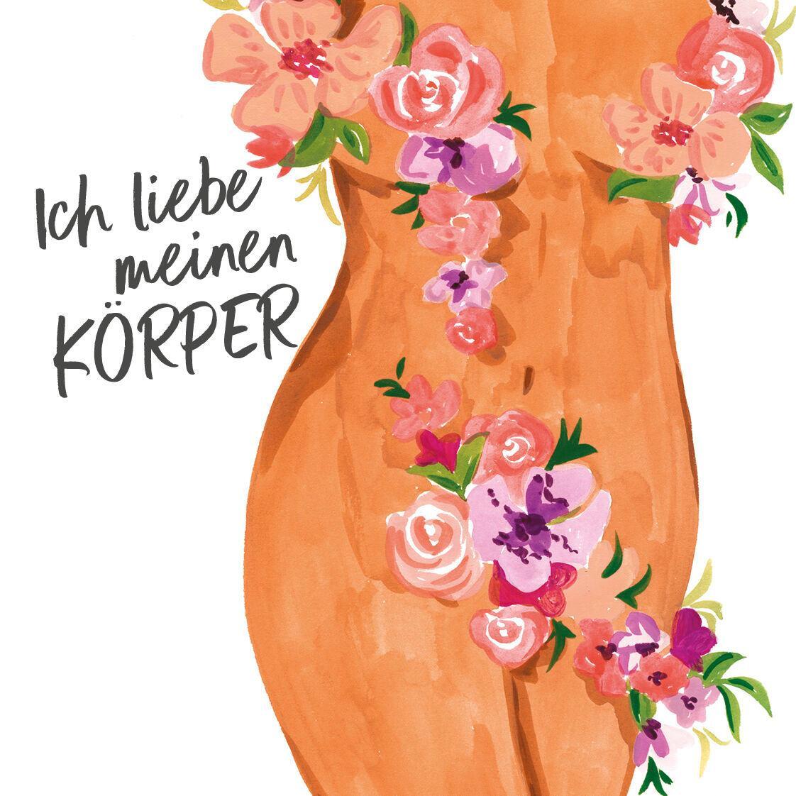 Bild: 4250939600079 | Liebe deinen Körper Karten | Louise Hay | Box | 44 farbige Illustr.