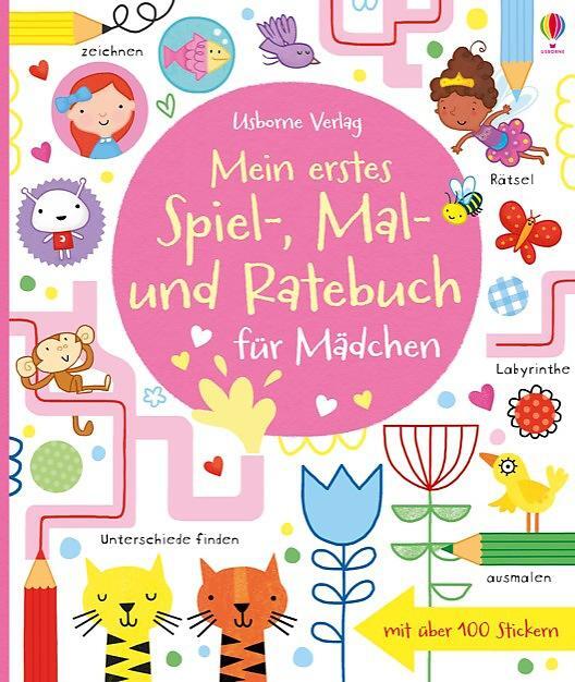 Cover: 9781782320531 | Mein erstes Spiel-, Mal- und Ratebuch für Mädchen | Bowman (u. a.)