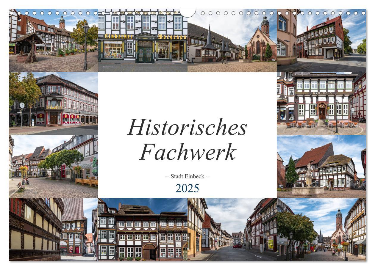 Cover: 9783435196241 | Historisches Fachwerk - Stadt Einbeck (Wandkalender 2025 DIN A3...