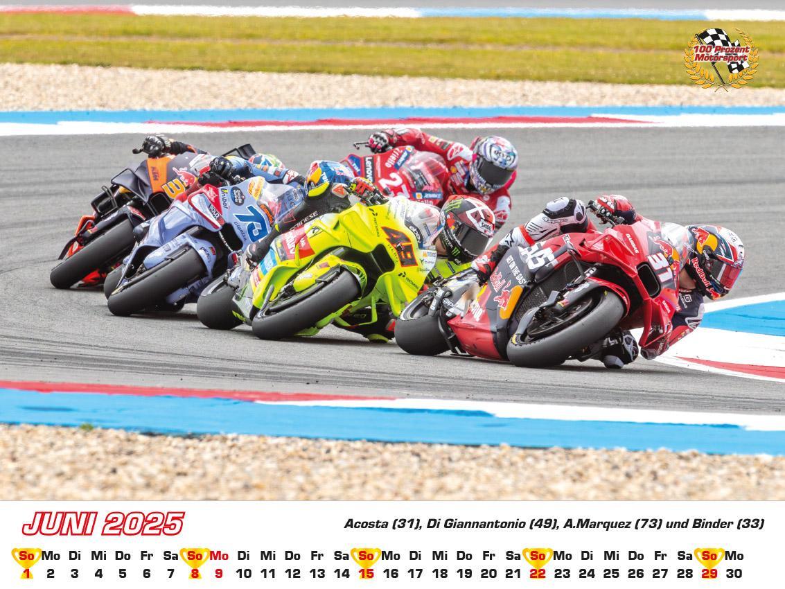 Bild: 9783948794668 | Motorrad Grand Prix Kalender 2025 | Frank Pommer | Kalender | Deutsch