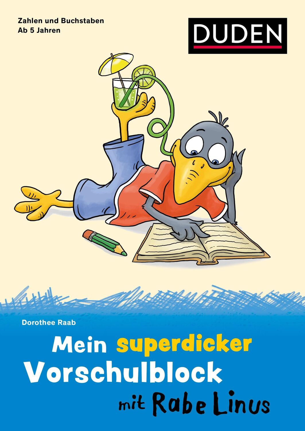 Cover: 9783411720057 | Mein superdicker Vorschulblock mit Rabe Linus | ab 5 Jahren | Raab