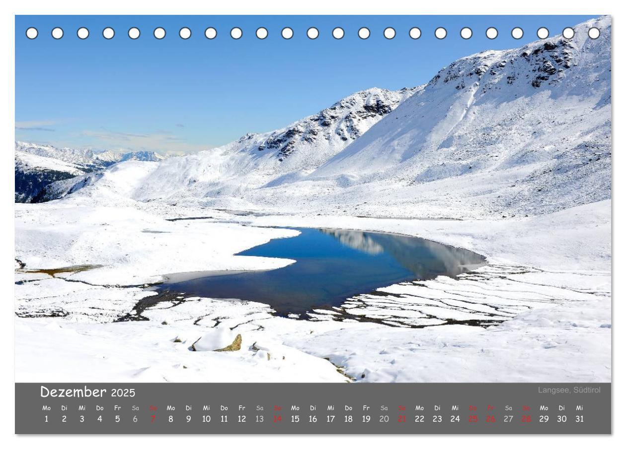 Bild: 9783435841165 | Traumhafte Bergwelt Kalender (Tischkalender 2025 DIN A5 quer),...