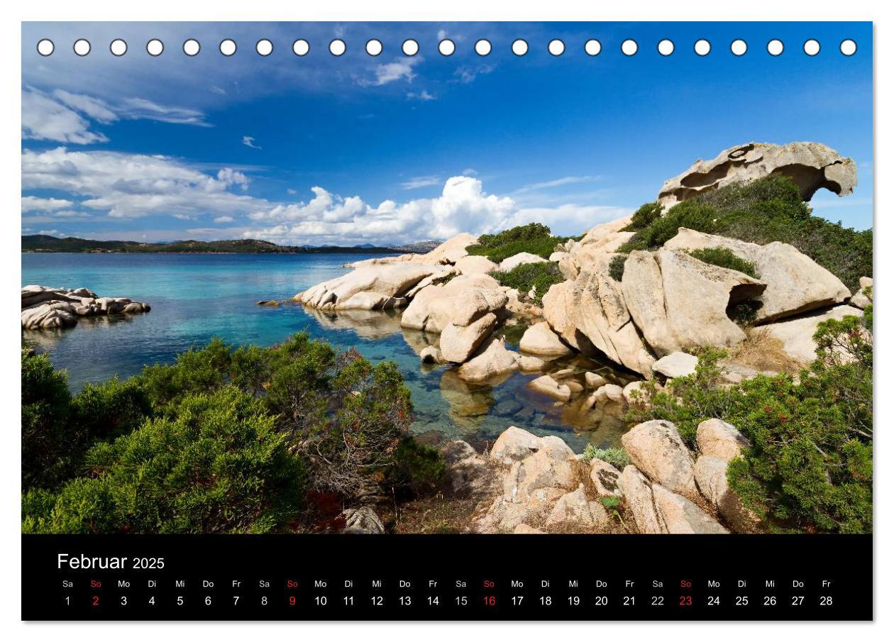 Bild: 9783435722259 | Sardinien (Tischkalender 2025 DIN A5 quer), CALVENDO Monatskalender