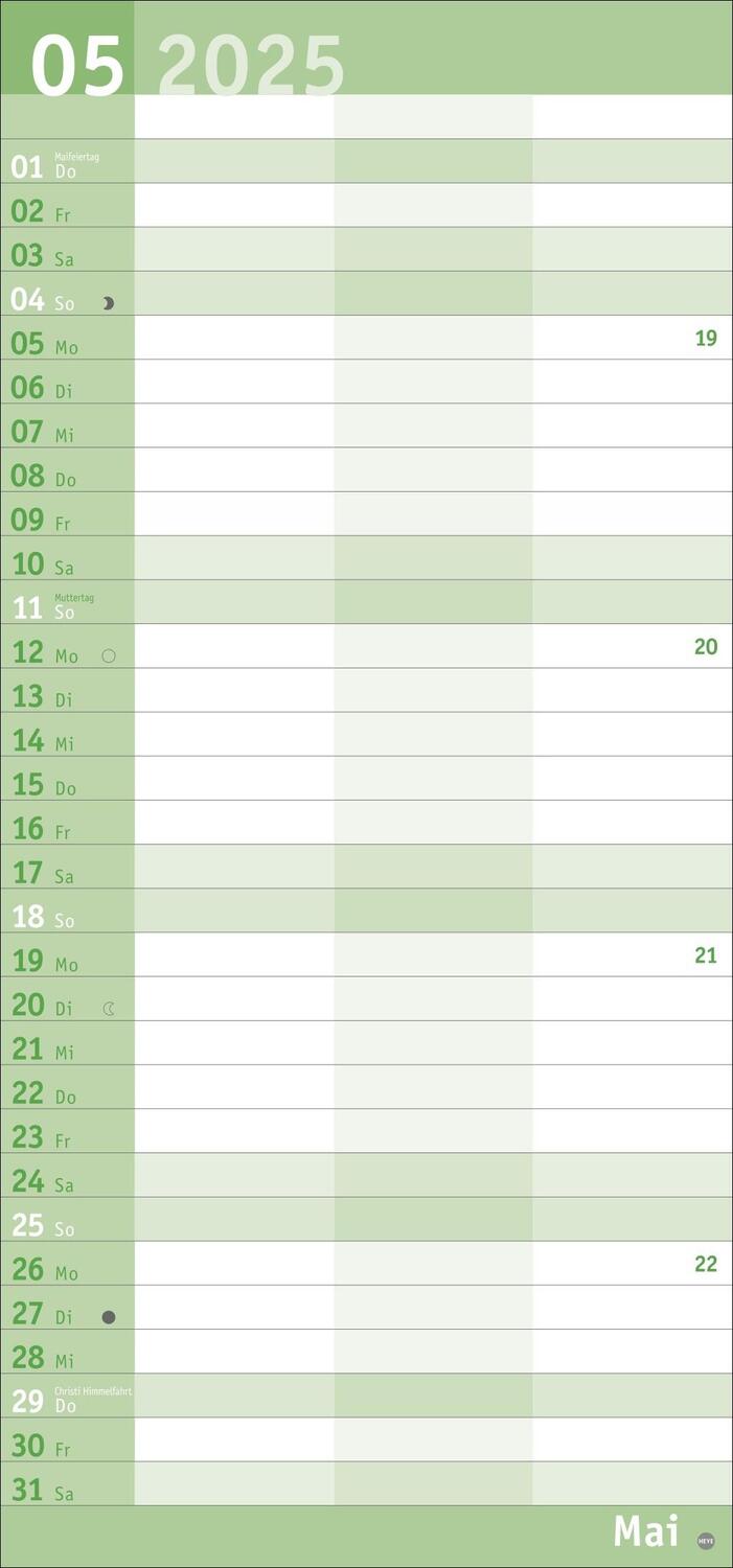 Bild: 9783756405961 | Basic Planer für zwei 2025 | Kalender | Basic Planer Heye | 14 S.