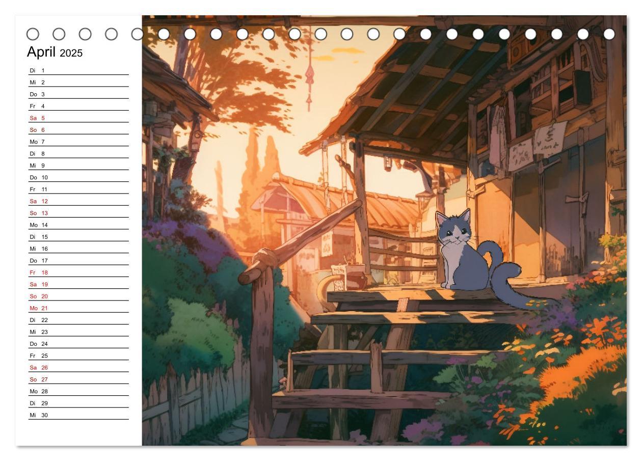 Bild: 9783383904707 | Anime Traumwelten (Tischkalender 2025 DIN A5 quer), CALVENDO...