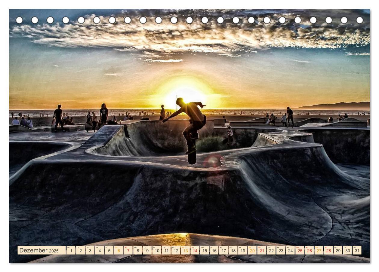 Bild: 9783435460786 | Skateboarding, so cool (Tischkalender 2025 DIN A5 quer), CALVENDO...