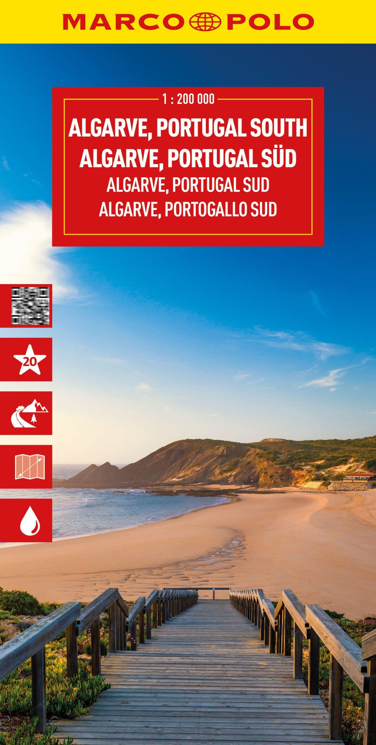 Cover: 9783575021816 | MARCO POLO Reisekarte Algarve, Portugal Süd 1:200.000 | (Land-)Karte