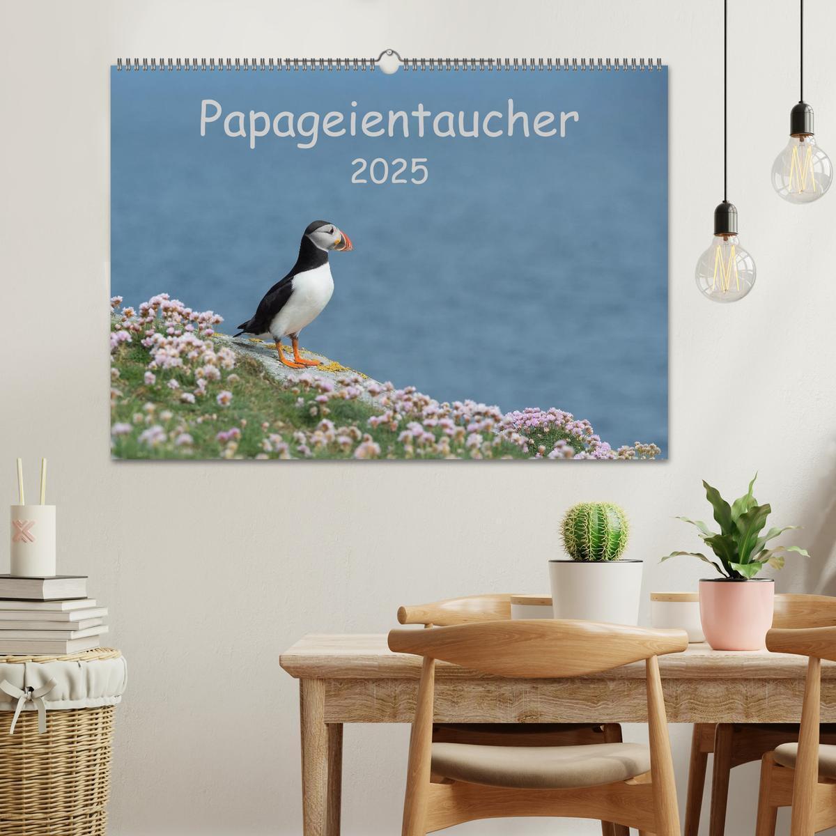 Bild: 9783435715084 | Papageientaucher 2025 (Wandkalender 2025 DIN A2 quer), CALVENDO...