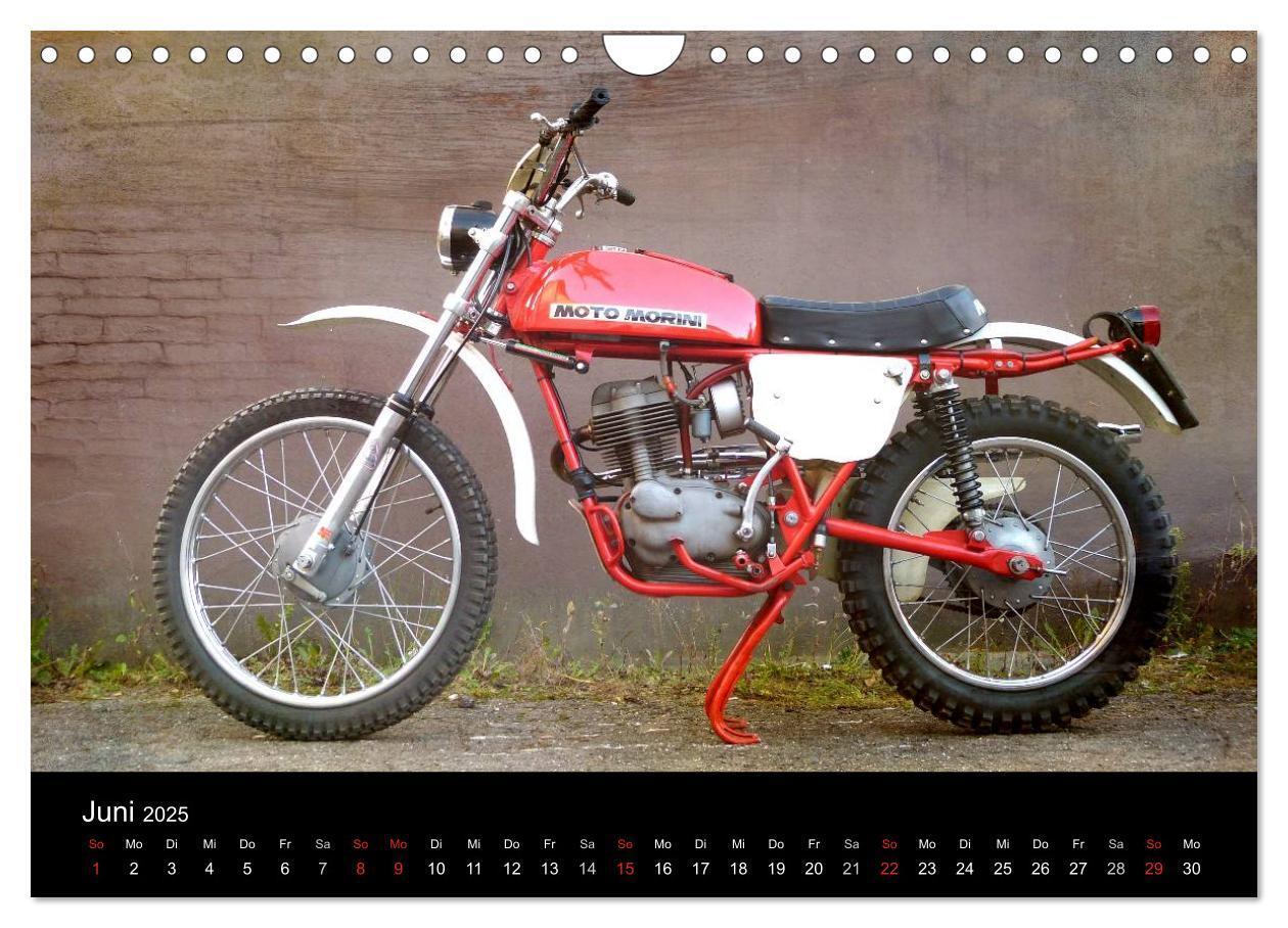 Bild: 9783435818440 | Motorrad Oldtimer (Wandkalender 2025 DIN A4 quer), CALVENDO...