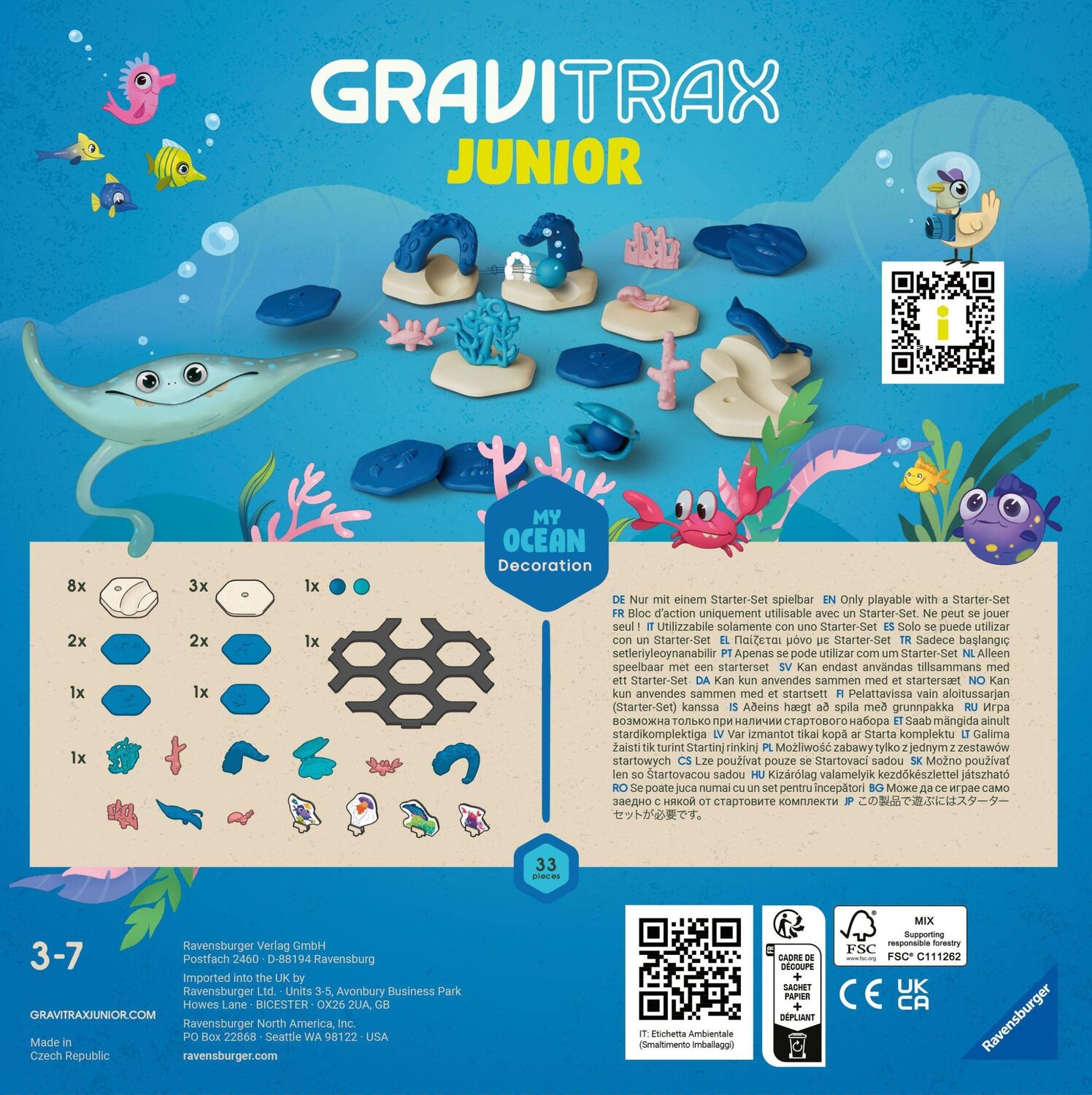 Bild: 4005556274000 | Ravensburger GraviTrax Junior Extension Ocean - Erweiterbare...