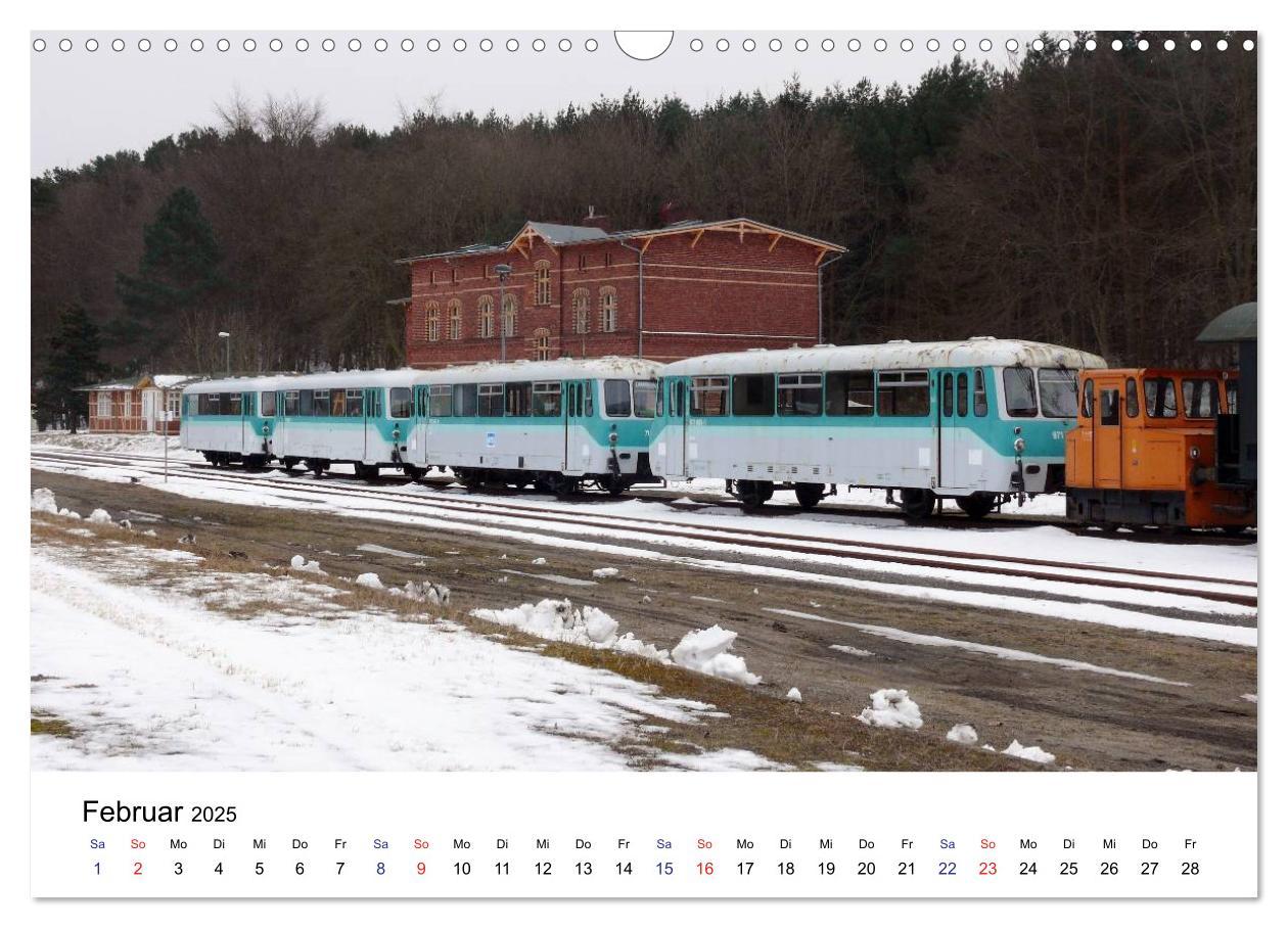 Bild: 9783435501328 | Eisenbahnen auf Usedom (Wandkalender 2025 DIN A3 quer), CALVENDO...