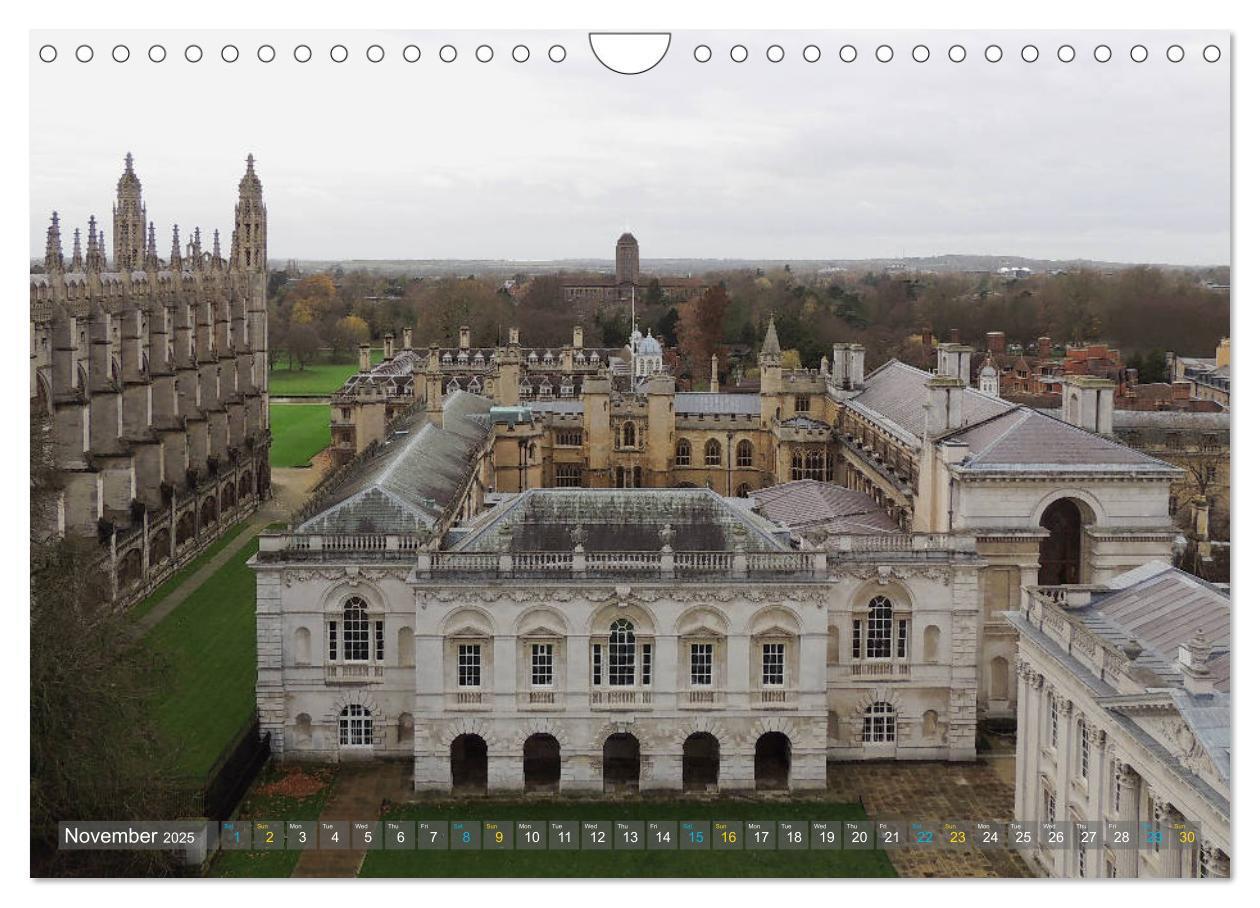 Bild: 9781325951208 | The historic Cambridge (Wall Calendar 2025 DIN A4 landscape),...