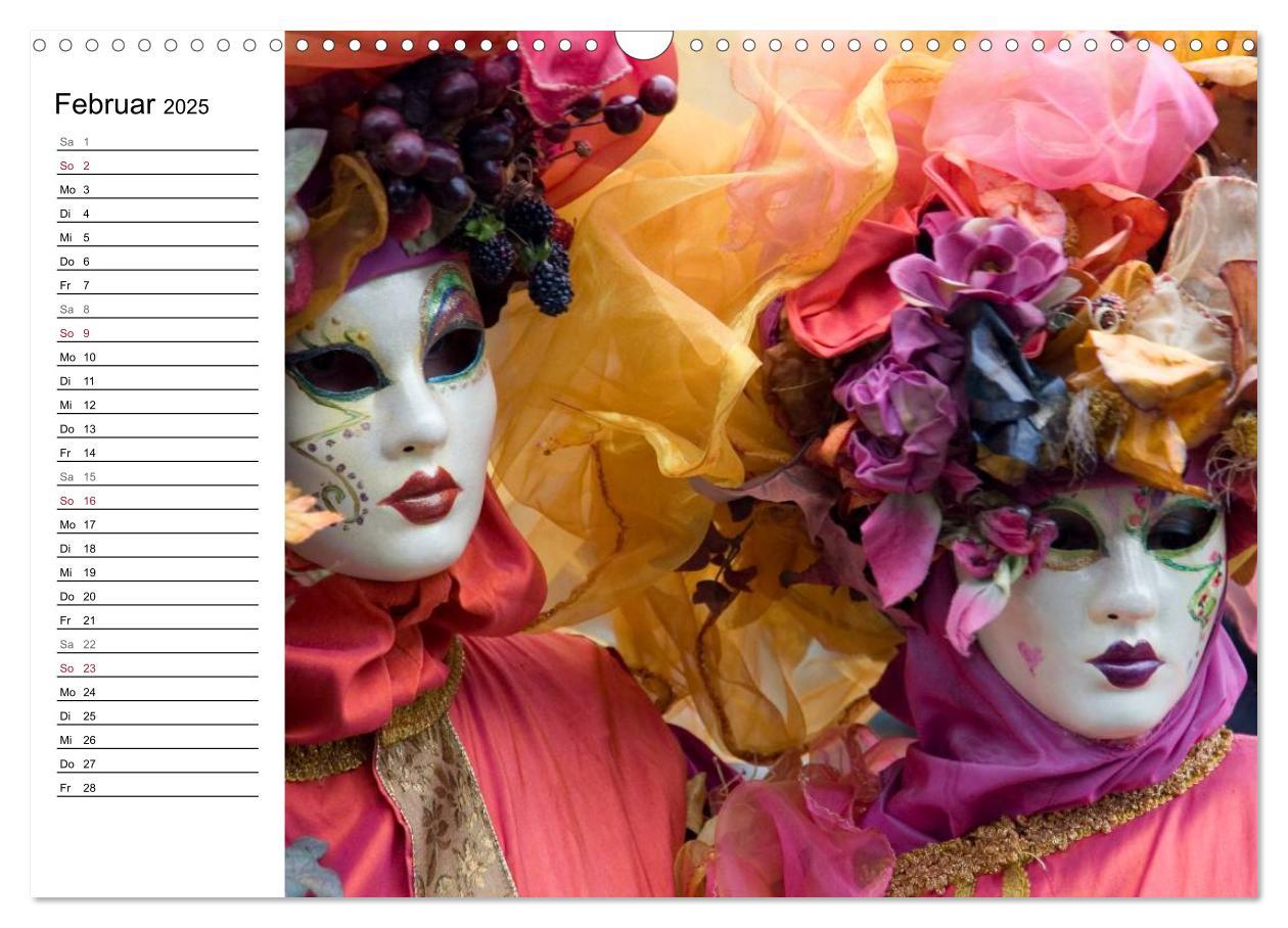 Bild: 9783435552962 | Carnevale di Venezia 2025 (Wandkalender 2025 DIN A3 quer), CALVENDO...