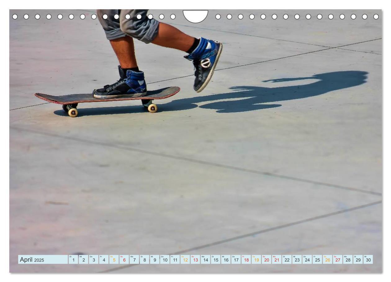 Bild: 9783435580101 | Skateboarding - nichts für Weicheier (Wandkalender 2025 DIN A4...