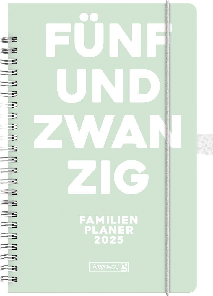 Cover: 4061947126358 | Buchkalender Familienplaner (2025) Fünfundzwanzig | Kalender | Deutsch