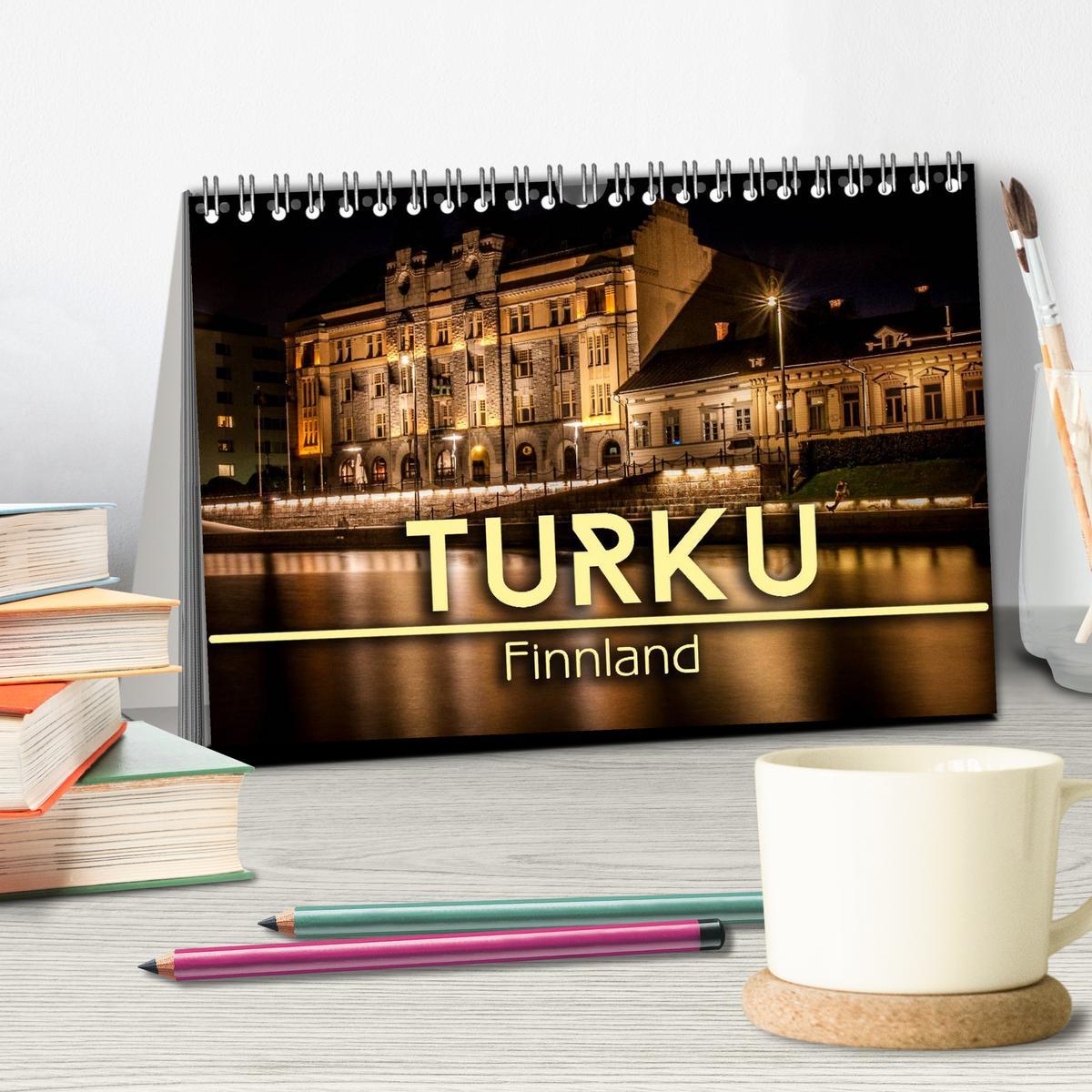 Bild: 9783435774913 | Turku / Finnland (Tischkalender 2025 DIN A5 quer), CALVENDO...