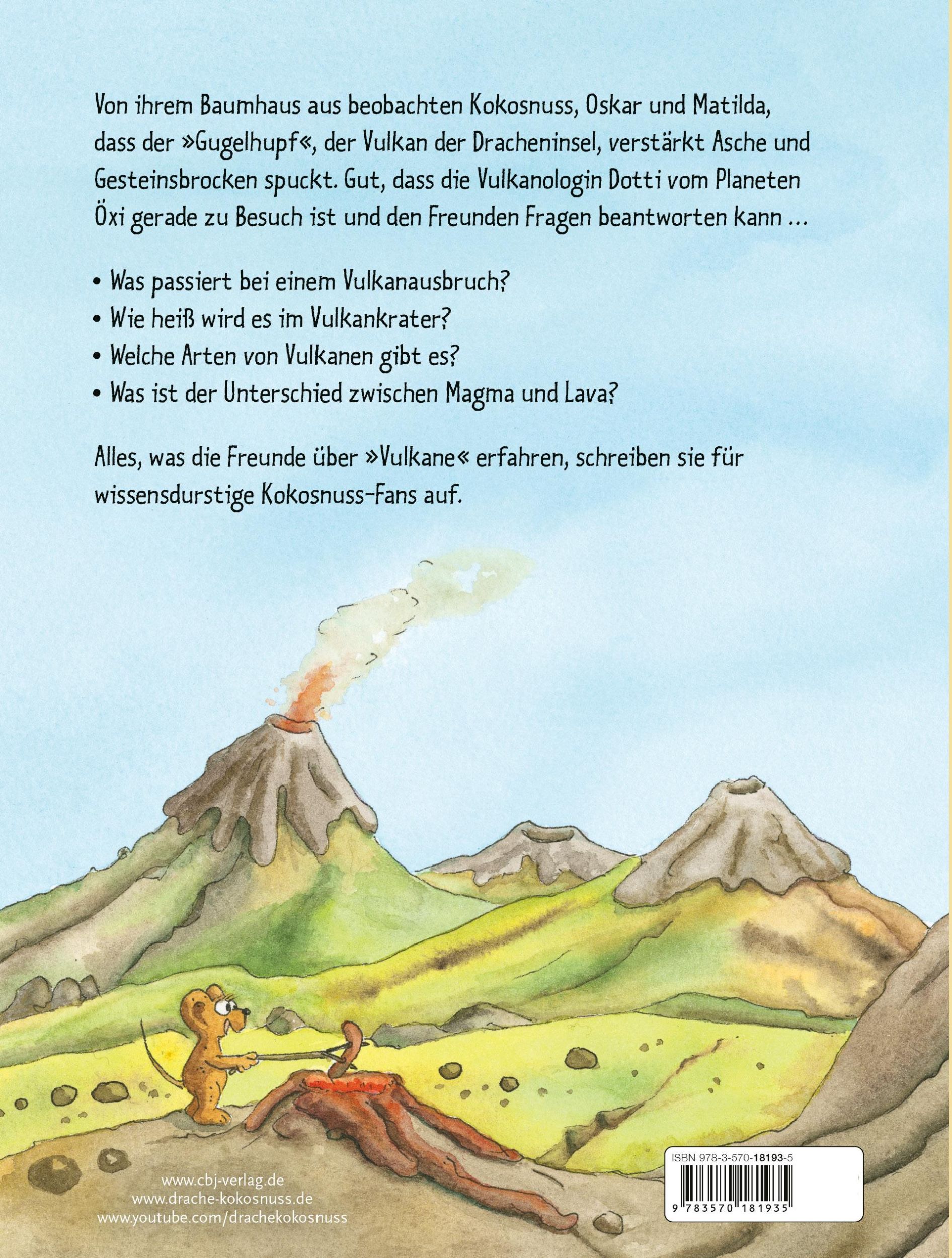 Bild: 9783570181935 | Alles klar! Der kleine Drache Kokosnuss erforscht die Vulkane | Buch