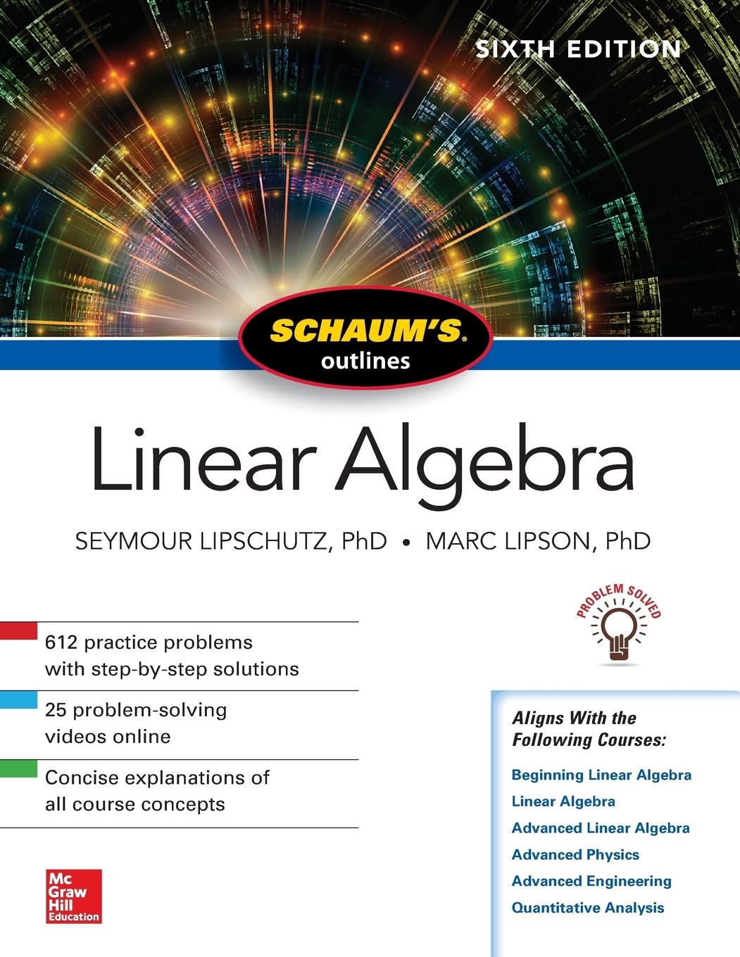 Cover: 9781260011449 | Linear Algerbra - Schaum´s outlines | Seymour Lipschutz (u. a.) | Buch