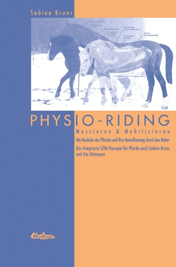 Cover: 9783741834660 | PHYSIO RIDING | Massieren & Mobilisieren | Sabine Bruns | Taschenbuch