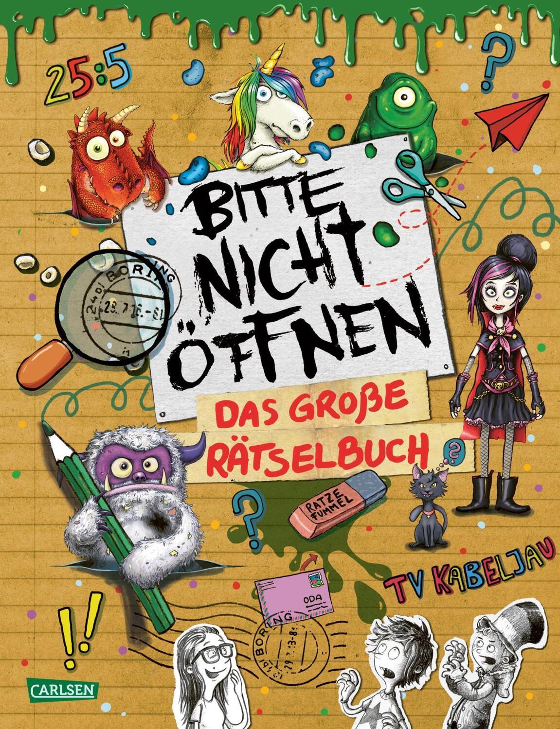 Cover: 9783551650481 | Bitte nicht öffnen: Das große Rätselbuch | Linda Hartwig (u. a.)