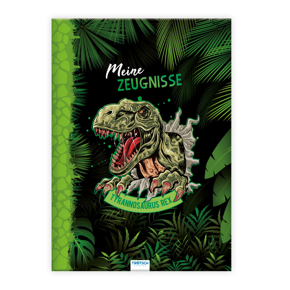 Cover: 4251901508249 | Trötsch Zeugnismappe A4 wattiert Dino | Trötsch Verlag GmbH &amp; Co.KG