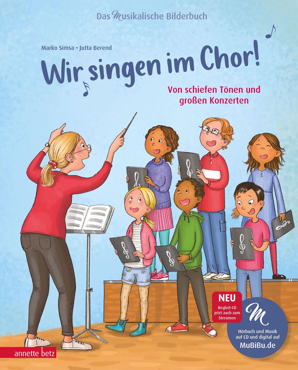 Cover: 9783219119053 | Wir singen im Chor! (Das musikalische Bilderbuch mit CD) | Marko Simsa