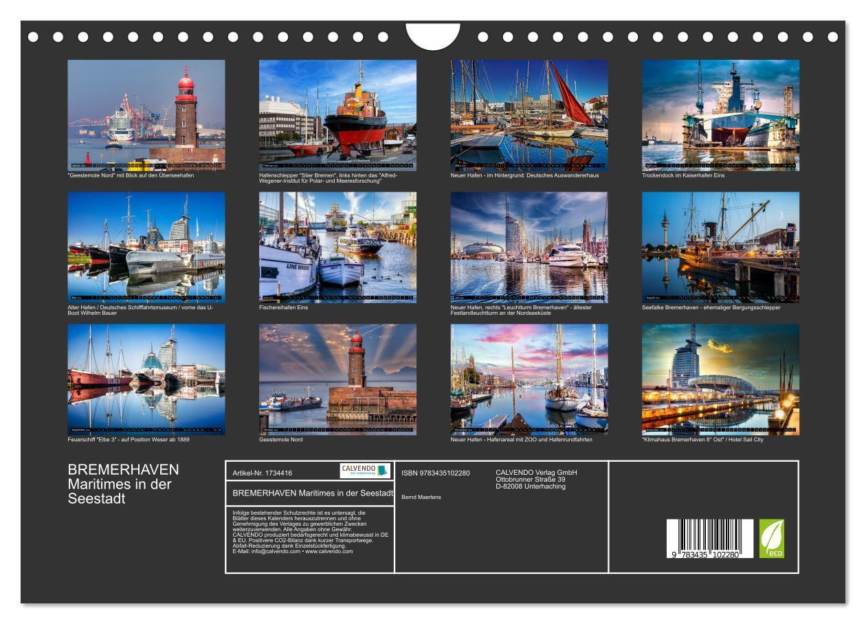 Bild: 9783435102280 | BREMERHAVEN Maritimes in der Seestadt (Wandkalender 2025 DIN A4...