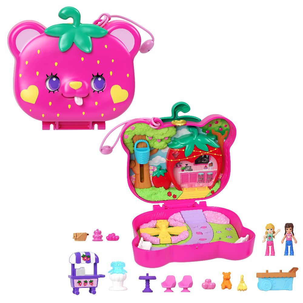 Bild: 194735173761 | Polly Pocket Straw-Beary Patch | Blister | HRD35 | 2024 | Mattel