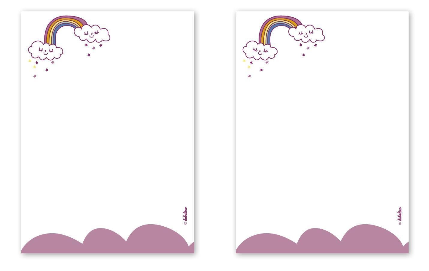 Cover: 4260615911313 | Notizblock-Set Regenbogen (für Kinder) | 2er Set, DIN A6 je 25 Blatt