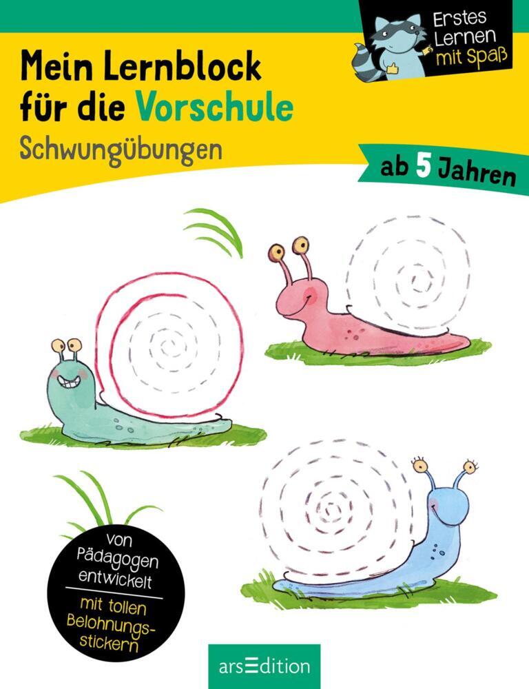 Bild: 9783845844084 | Mein Lernblock für die Vorschule - Schwungübungen | Hannah Lang | Buch