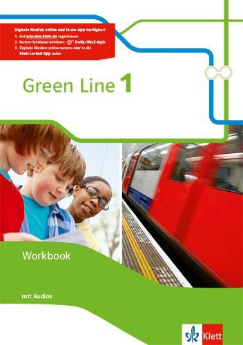 Cover: 9783128342153 | Green Line 1 | Workbook mit Audios online Klasse 5 | Dennis | Bundle