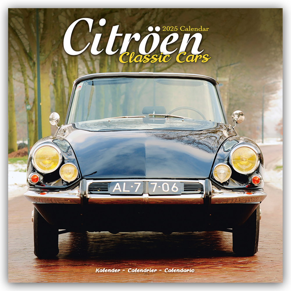 Cover: 9781804604601 | Citroën Classic Cars - Oldtimer von Citroën 2025 - 16-Monatskalender