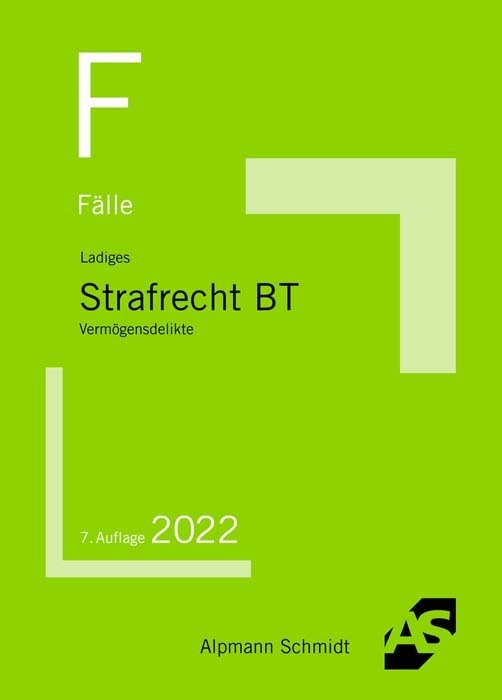 Cover: 9783867528252 | Fälle Strafrecht BT | Vermögensdelikte | Manuel Ladiges | Taschenbuch