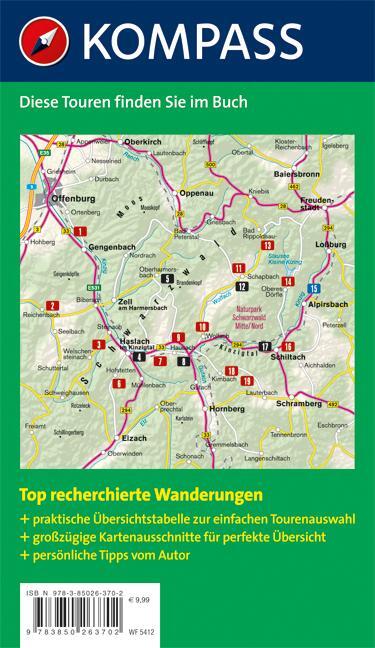 Rückseite: 9783850263702 | Mittlerer Schwarzwald, Kinzigtal | Peter Freier | Taschenbuch | 96 S.