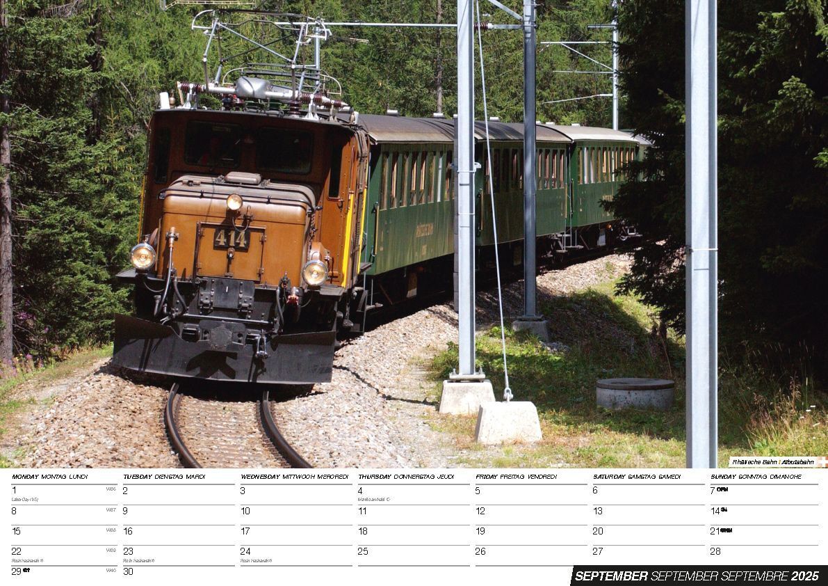 Bild: 9798893610338 | Eisenbahn Kalender 2025 | Der Eisenbahnkalender | Kalender | 14 S.