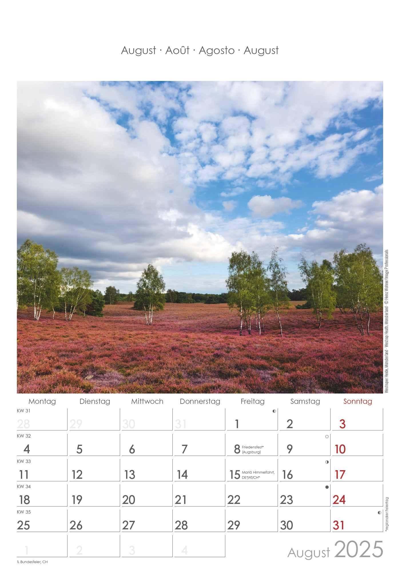 Bild: 4251732343354 | Nordrhein-Westfalen 2025 - Bild-Kalender 23,7x34 cm -...