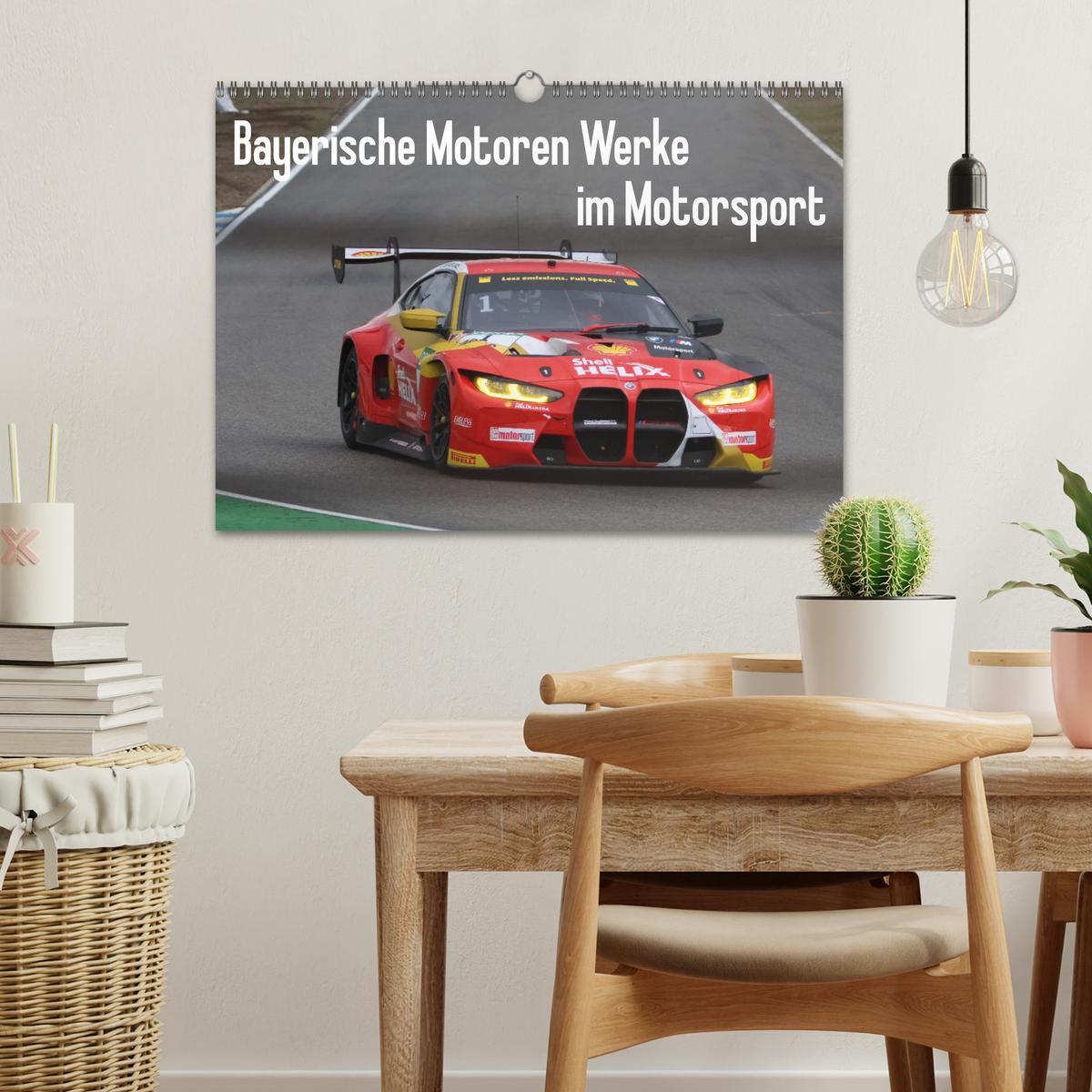 Bild: 9783435839544 | Bayerische Motoren Werke im Motorsport (Wandkalender 2025 DIN A3...