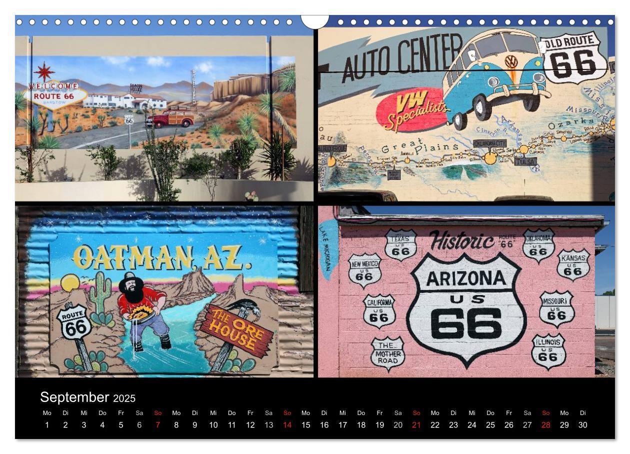 Bild: 9783435791385 | Route 66 im Südwesten (Wandkalender 2025 DIN A3 quer), CALVENDO...