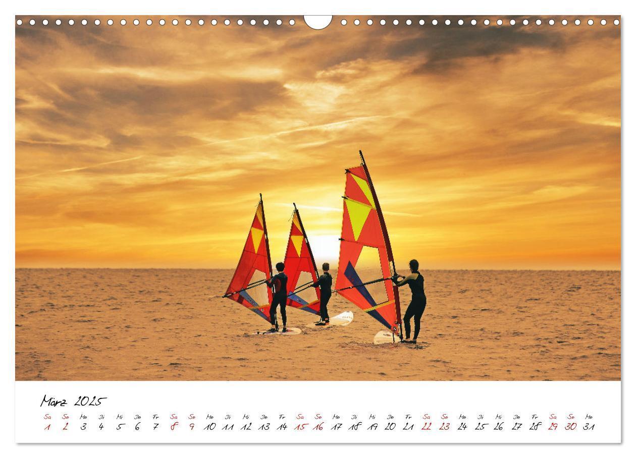 Bild: 9783435037018 | Traumhafte Sonnenuntergänge an der Nordsee (Wandkalender 2025 DIN...