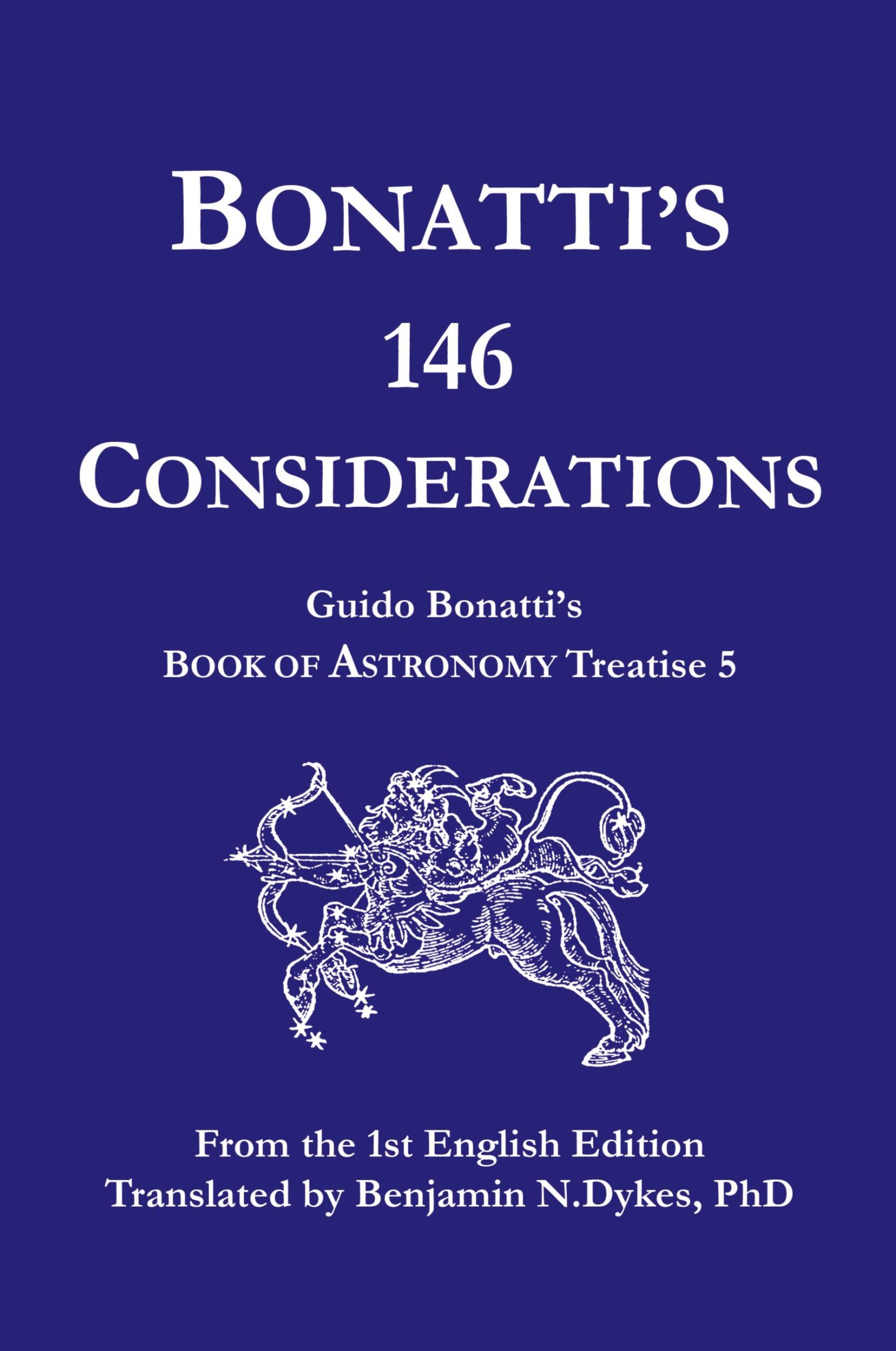 Cover: 9781934586075 | Bonatti's 146 Considerations | Guido Bonatti | Taschenbuch | Englisch