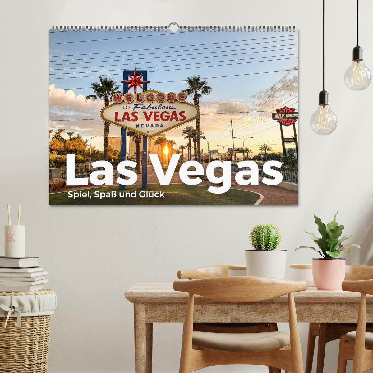 Bild: 9783435007677 | Las Vegas - Spiel, Spaß und Glück (Wandkalender 2025 DIN A2 quer),...