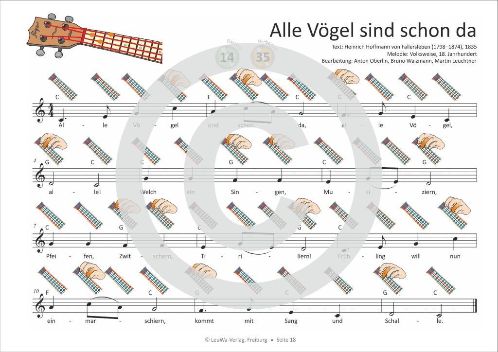 Bild: 9783940533715 | Einfacher!-Geht-Nicht: 18 Kinderlieder BAND 2 - für die Ukulele mit CD