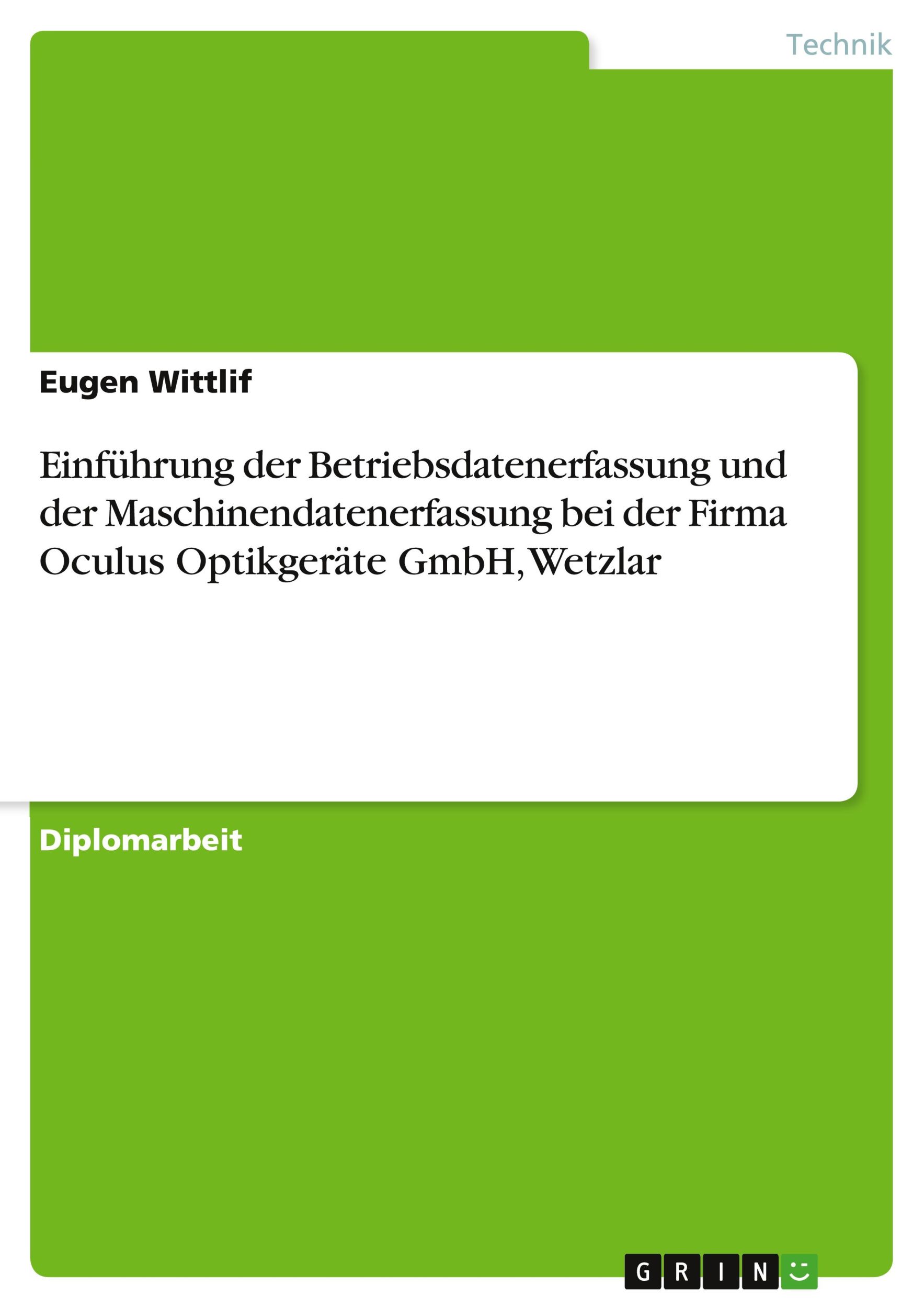 Cover: 9783656993452 | Einführung der Betriebsdatenerfassung und der...