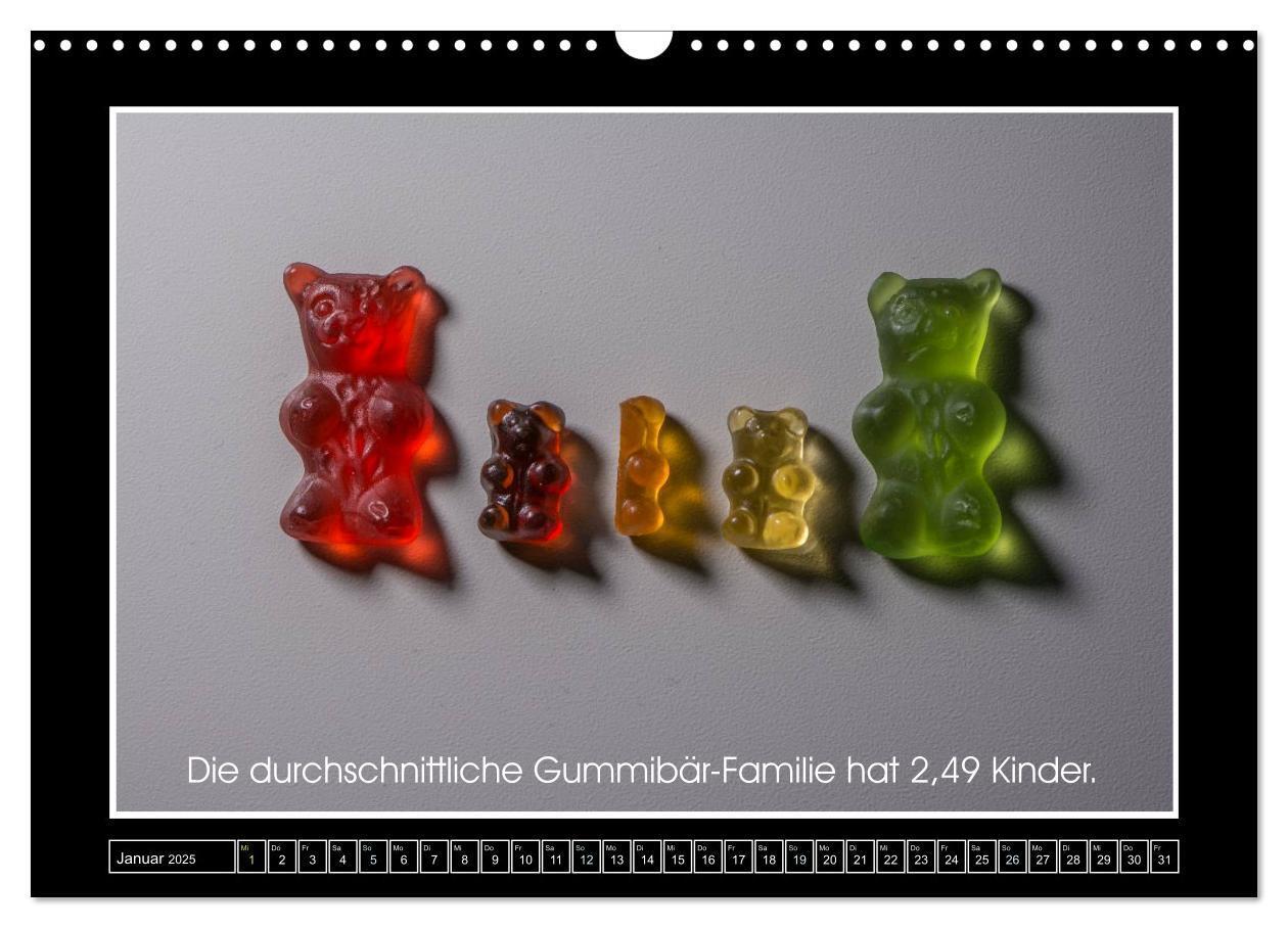 Bild: 9783435635627 | Wissenswertes aus der Welt der Gummibären (Wandkalender 2025 DIN A3...