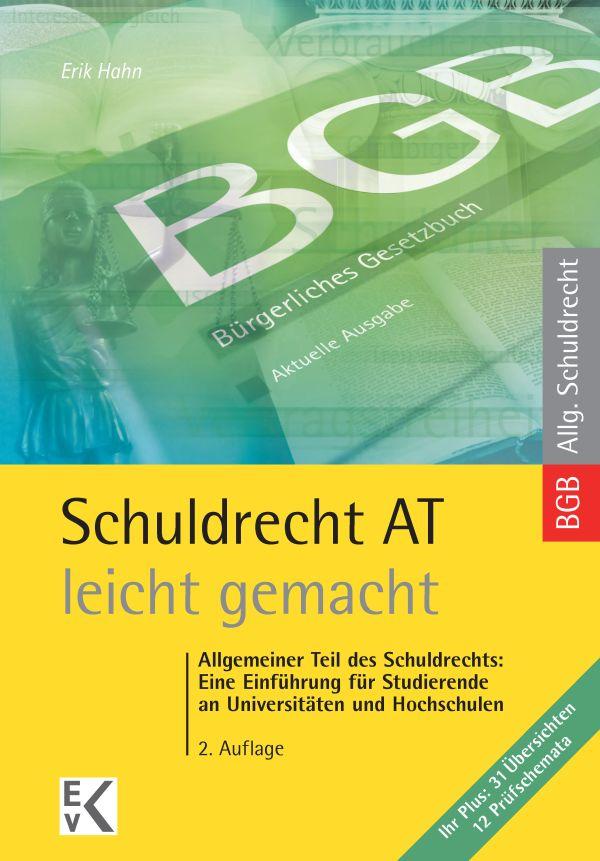 Cover: 9783874403498 | Schuldrecht AT - leicht gemacht | Erik Hahn | Taschenbuch | 174 S.