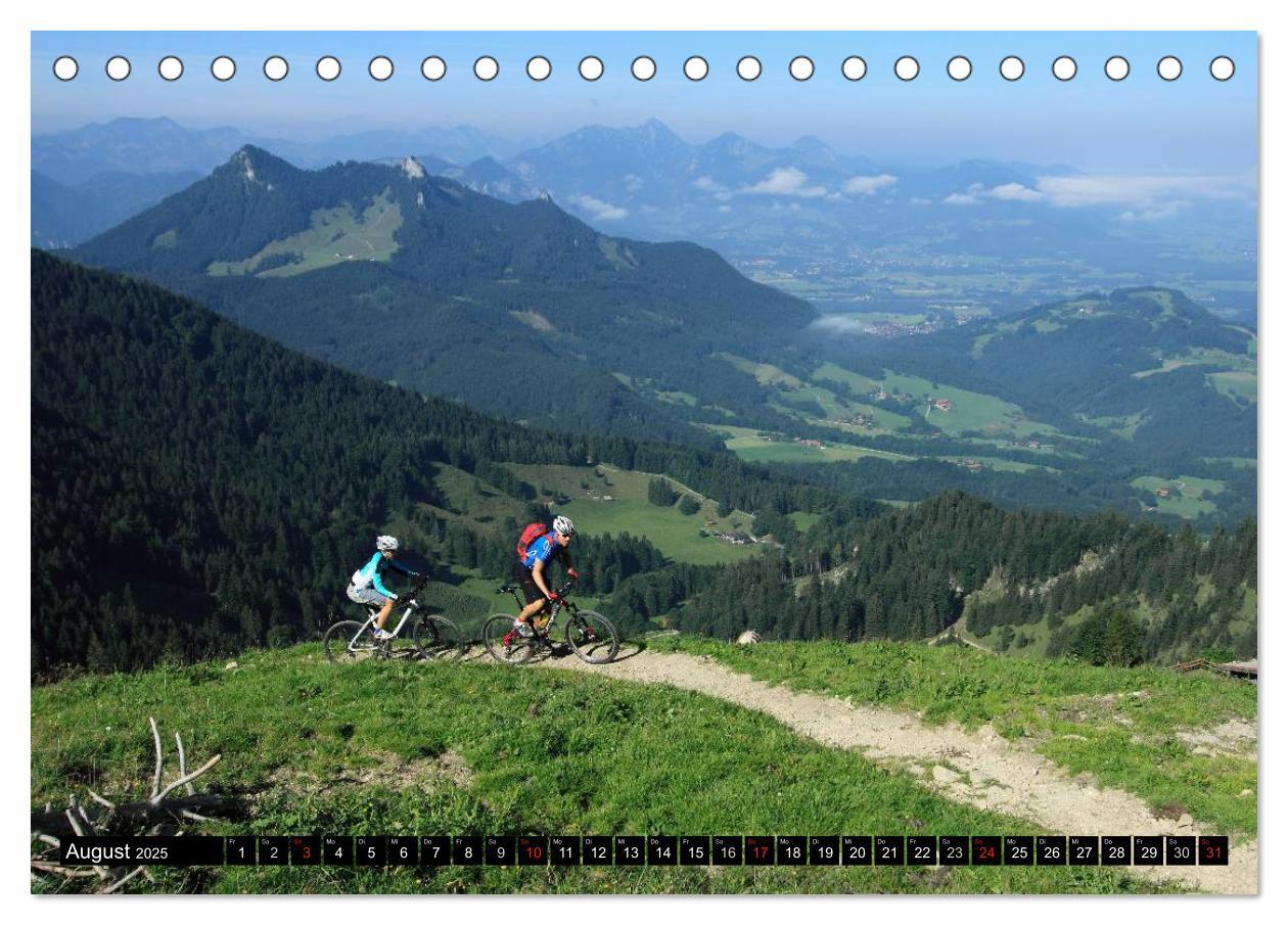 Bild: 9783435822225 | Mountainbike Spirit 2025 (Tischkalender 2025 DIN A5 quer), CALVENDO...